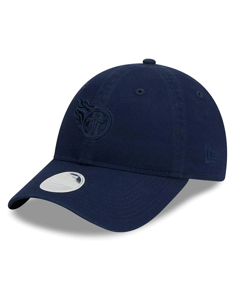 New Era Women's Navy Tennessee Titans Color Pack 9TWENTY Adjustable Hat