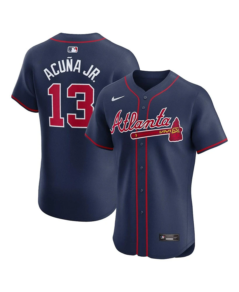 Nike Men's Ronald Acuna Jr. Atlanta Braves Alternate Elite Player Jersey