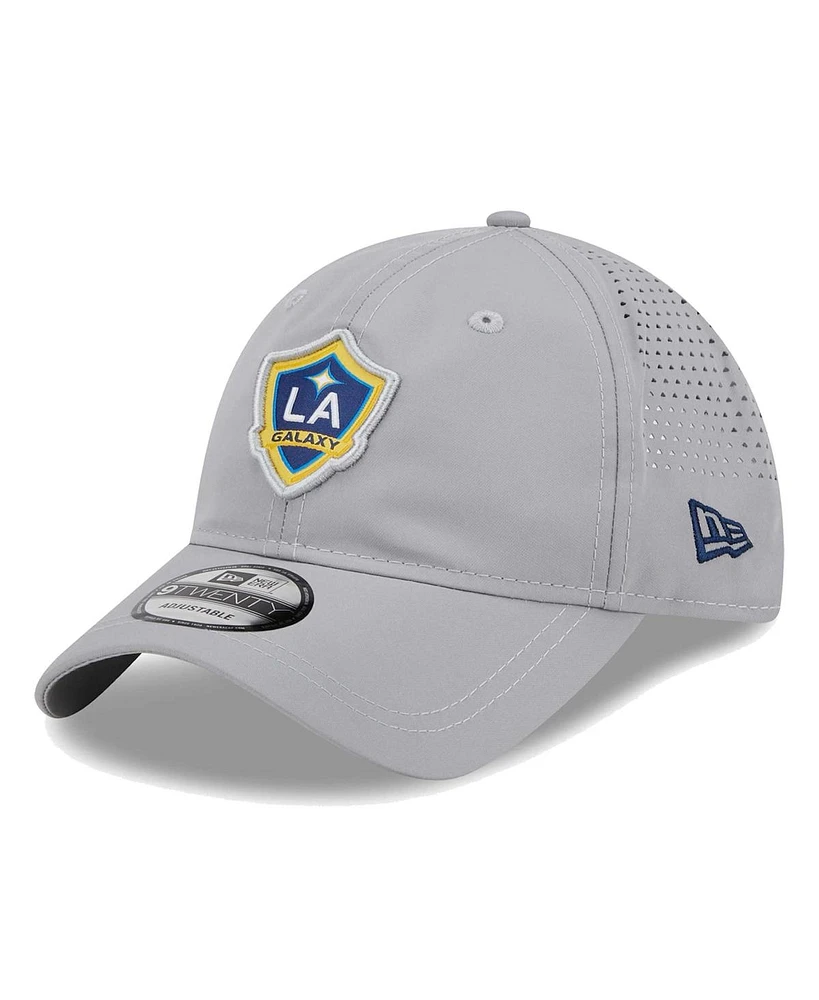 New Era Men's Gray La Galaxy Active 9TWENTY Adjustable Hat