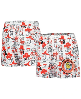 Freeze Max Big Boys and Girls White The Simpsons Bart School Doodles Shorts