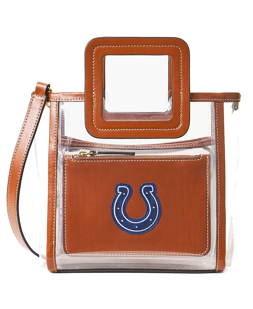 Staud Women's Indianapolis Colts Clear Mini Shirley Bag