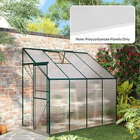 Streamdale Furniture 4' x 2' Polycarbonate Greenhouse Panels (14 Pack)