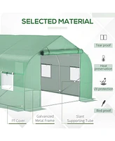 Streamdale Furniture Walk-in Greenhouse w/Mesh Door, Windows (11.5'x10'x7')