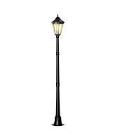 Streamdale Furniture Solar Street Lamp with Motion Sensor and Adjustable Brightness