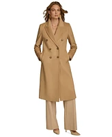 Donna Karan New York Women's Double-Breasted Reefer Coat