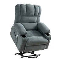 Streamdale Furniture Power Lift Recliner for Elderly with Heat, Massage, Usb Charging