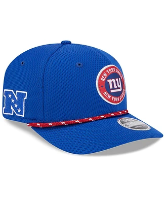 New Era Men's Royal New York Giants 2024 Sideline 9SEVENTY Stretch-Snap Hat