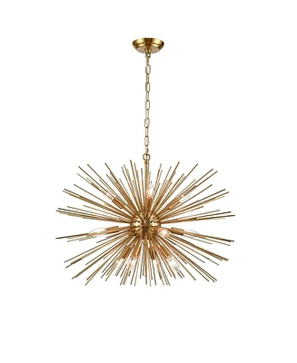 Moose Modern Brass 12-Light Chandelier Hanging Diy Light Fixture