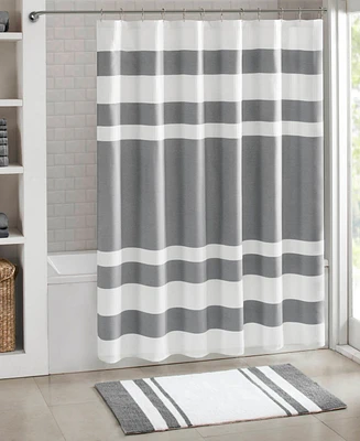 Madison Park Spa Waffle 3M-Scotchgard Shower Curtain