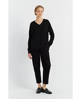 Chinti and Parker Women's & Pure Cashmere Relaxed V-Neck Sweater