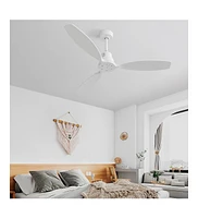 Sofucor 52" Outdoor ceiling fan without lights, 3 Blades