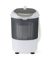 Sugift Portable Mini Washing Machine Semi-Automatic Washer and Spinner Combo with Single Tub-Gray