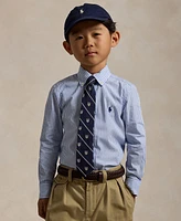 Polo Ralph Lauren Toddler and Little Boys Striped Cotton Poplin Shirt