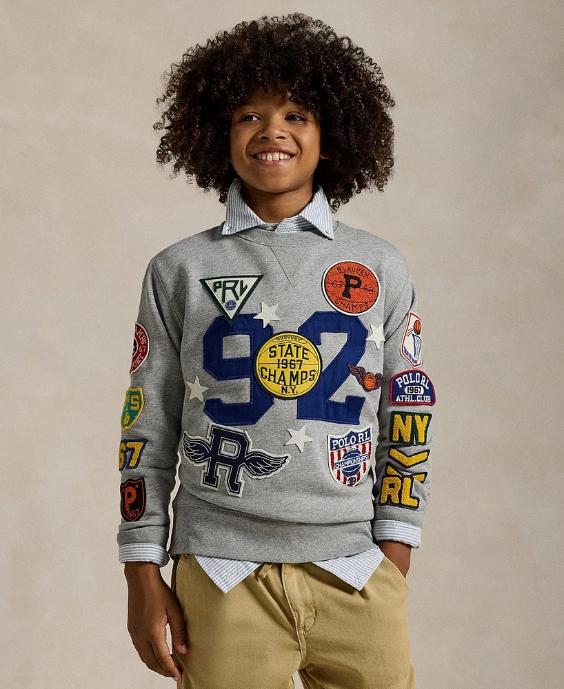 Polo Ralph Lauren Big Boys Fleece Graphic Sweatshirt | The Shops 