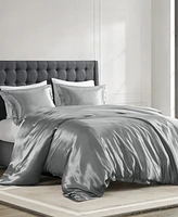 Madison Park Essentials Satin Luxury 4-Pc. Comforter Set, Full/Queen