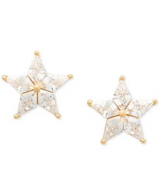 Kate Spade New York Cosmos Gold-Tone Cubic Zirconia Star Stud Earrings