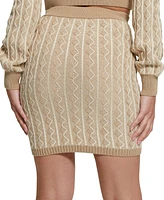 Guess Women's Tiffany Pull-On Mini Sweater Skirt