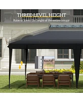 Pop-Up Canopy: 10x20, Heavy Duty, Outdoor Shelter w/ Carry Bag
