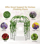Skonyon 8.4 x 7 Feet Wide Birdcage Shape Garden Arbor