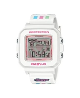 G-Shock Women's Baby-g Collab White Resin Watch, 42.8mm, BGD10KPP-7