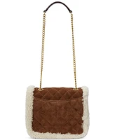 Lauren Ralph Lauren Suede Small Bradley Convertible Bag