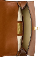 Lauren Ralph Farrah Small Leather Satchel