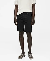 Mango Men's Denim Bermuda Shorts