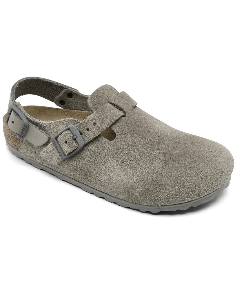 Birkenstock Women's Tokio Suede Leather Clogs from Finish Line