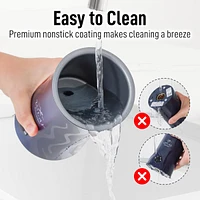 Zulay Kitchen Powerful 4-in-1 Electric Milk Frother and Steamer