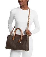 Michael Michael Kors Scarlett Logo Medium East West Satchel Bag