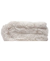 Chanasya Premium Solid Faux Long Fur Throw Blanket - Soft
