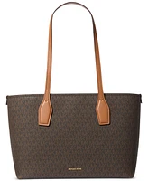 Michael Kors Charlie Logo Medium Tote With Small Zip Case, Created For Macy's