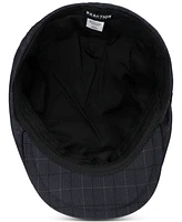 Kenneth Cole Reaction Men's Mesh Plaid Flat Top Cap