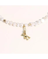 18K Gold Plated & Freshwater Pearls Help Me Sully Necklace