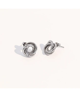 Joey Baby Eden Stainless Steel Knot Earring