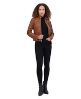 Women's Marlette quilted lamb leather scuba jacket
