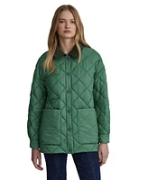 Nvlt Women's Velour Reversible Padded Shacket