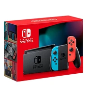 Nintendo Switch Neon Bundle With Accessories and Paper Mario: The Thousand-Year Door Game