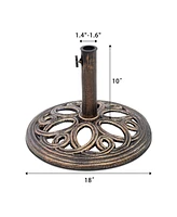 Skonyon 23 Pounds 17 3/4 Inch Round Umbrella Base Stand