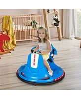 Costway 6V Bumper Car for Kids Toddlers Electric Ride On Vehicle