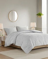 Madison Park Everly Woven Medallion 3-Pc. Comforter Set