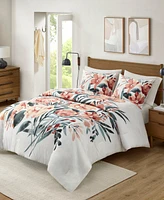 Madison Park Dahlia 3-Pc. Comforter Set, King/California King