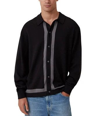 Cotton On Men's Jasper Long Sleeve Shirt