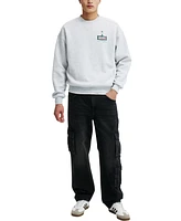 Cotton On Men's Box Fit Graphic Crew Sweater