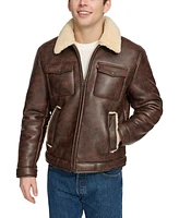 Levi's Men's Faux-Shearling Full-Zip Trucker Jacket