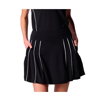 G Lifestyle Clothing Women's Piping Skort