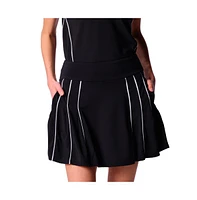 G Lifestyle Clothing Women's Piping Skort