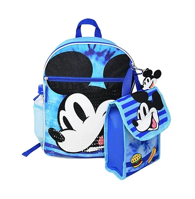 Disney Walt Mickey Mouse 16" Backpack with Lunch Bag set