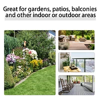 3-Piece Outdoor Rocking Chair Set with Glass Table