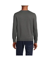 Lands' End Men's Fine Gauge Cotton Cardigan